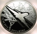 20 zł złotych 2011 SMOLEŃSK 10.04.2010 samolot SREBRO