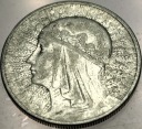10 zł złotych 1932 Głowa Kobiety Polonia Jadwiga Babka SREBRO
