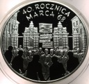 10 zł złotych 2008 MARZEC 1968 40 rocznica marca '68 SREBRO