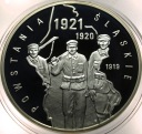 10 zł złotych 2011 Powstania Śląskie 1919 1920 1921 SREBRO