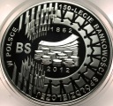 10 zł złotych 2012 Bankowość Spółdzielcza 150 lecie SREBRO
