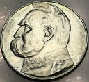 10 zł złotych 1936 Józef Piłsudski SREBRO