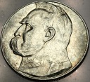 10 zł złotych 1937 Józef Piłsudski SREBRO