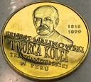 2 zł złote 1999 Ernest Malinowski kolej Peru