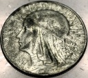 5 zł złotych 1933 Głowa Kobiety Polonia Jadwiga Babka SREBRO