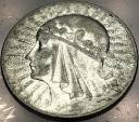 10 zł złotych 1932 Głowa Kobiety Polonia Jadwiga Babka SREBRO