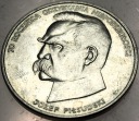 50000 zł 1988 Józef Piłsudski 70 rocznica odzyskania niepodległości SREBRO