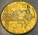 2 zł złote 1998 Skłodowska Polon i Rad