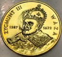 2 zł złote 1998 Zygmunt III Waza