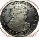 100 zł złotych 1975 Helena Modrzejewska SREBRO