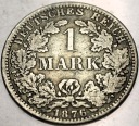 Niemcy 1 marka mark 1876 A SREBRO