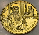2 zł złote 1999 Jan Łaski Reformator Kościoła