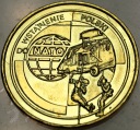 2 zł złote 1999 Wstąpienie Polski do NATO