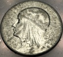 10 zł złotych 1932 Głowa Kobiety Polonia Jadwiga Babka SREBRO