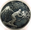 10 zł złotych 1998 Nagano SREBRO