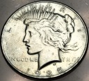 USA 1 dolar Peace dollar 1925 Dolar Pokoju SREBRO