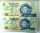 Bahamy 1 dolar 1992 Krzysztof Kolumb 2 sztuki