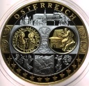 Wspólna Waluta Euro AUSTRIA Osterreich 40 mm SREBRO