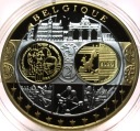 Wspólna Waluta Euro BELGIA Belgique 40 mm SREBRO