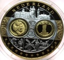 Wspólna Waluta Euro HOLANDIA Nederland 40 mm SREBRO