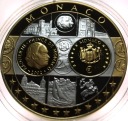 Wspólna Waluta Euro MONAKO Monaco 40 mm SREBRO