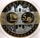 Wspólna Waluta Euro PORTUGALIA Portugal 40 mm SREBRO