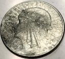 10 zł złotych 1932 Głowa Kobiety Polonia Jadwiga Babka SREBRO
