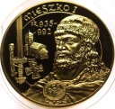 medal Wielcy Polacy - Mieszko I