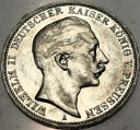 Niemcy 3 marki 1911 A Prusy Wilhelm II SREBRO