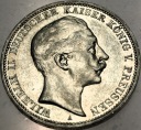 Niemcy 3 marki 1912 A Prusy Wilhelm II SREBRO
