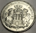 Niemcy 3 marki Drei Mark 1911 J HAMBURG SREBRO