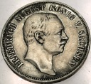 Niemcy 5 marek 1907 E Fryderyk August Saksonia SREBRO