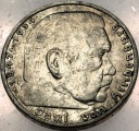 Niemcy 5 marek 1935 A Hindenburg SREBRO