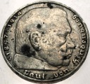 Niemcy 5 marek 1937 J Hindenburg SREBRO