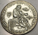 Austria 2 szylingi Schilling 1930 Walther von der Vogelweide SREBRO