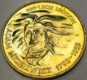 2 zł złote 1998 Adam Mickiewicz