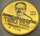 2 zł złote 1999 Ernest Malinowski kolej Peru