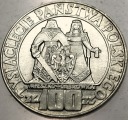 100 zł 1966 Mieszko Dąbrówka Tysiąclecie Państwa SREBRO