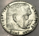 Niemcy 2 marki 1936 G Hindenburg SREBRO