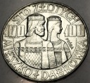 PRÓBA 100 zł 1966 Mieszko Dąbrówka Tysiąclecie Państwa PÓŁPOSTACIE SREBRO
