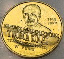 2 zł złote 1999 Ernest Malinowski kolej Peru