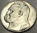 10 zł złotych 1937 Józef Piłsudski SREBRO