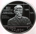 10 zł złotych 2022 Michał Kalecki Wielcy ekonomiści SREBRO