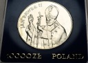 10000 zł złotych 1987 Jan Paweł II SREBRO