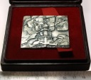Medal 1971 Odbudowa Zamku Królewskiego w Warszawie Mennica 161g Ag SREBRO