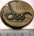 Medal 1972 50 lat Teatru w Katowicach 1922