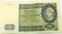 1940 500 zł Pięćset Złotych Seria A 8369207 Góral