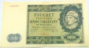 1940 500 zł Pięćset Złotych Seria A 8504004 Góral