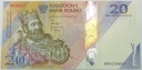 2025 20 zł tysiąclecie koronacji Bolesława Chrobrego banknot NBP (nr 2)