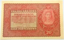 1919 20 dwadzieścia Marek Polskich II Seria CA banknot